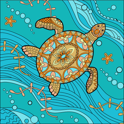 海龟插图