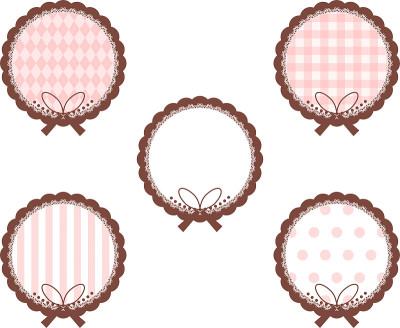 Lace braided frame