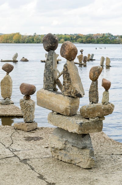 2017 Inukshuks在Remics Rapids