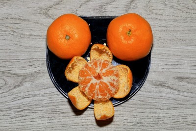 无核小蜜橘橙色