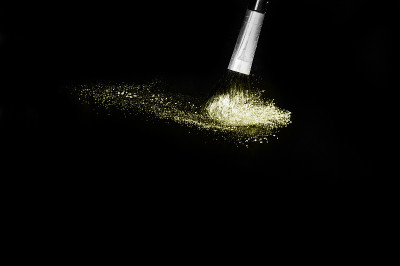 金粉溅刷