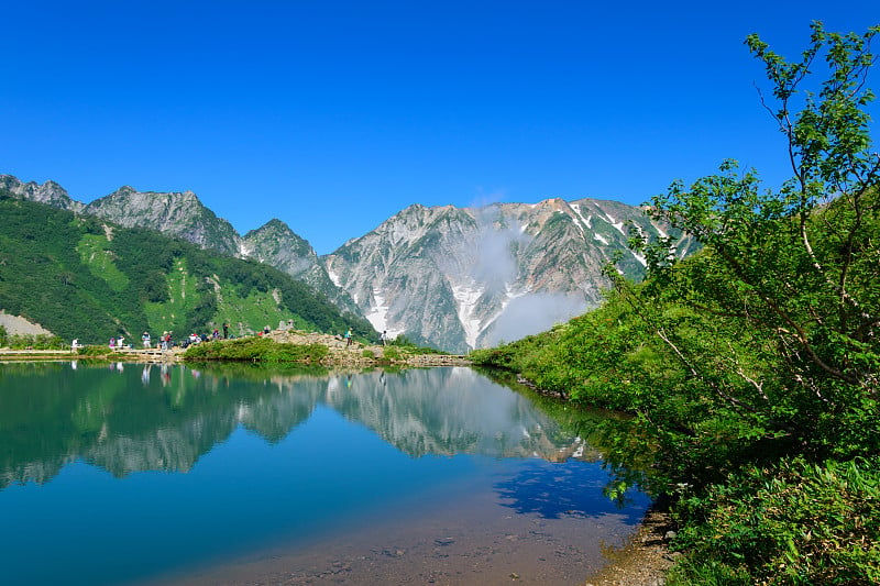 长野白波的四郎马山和浜池