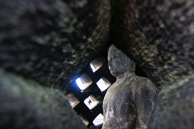 婆罗浮屠寺，日惹，爪哇岛，印度尼西亚