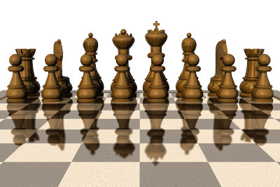 白色背景象棋013
