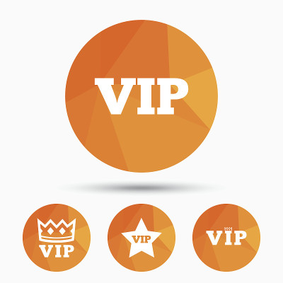 VIP图标。非常重要的人物象征。