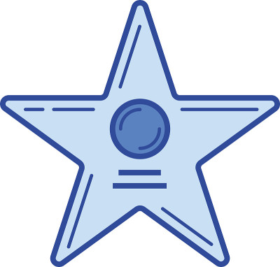 电影明星线图标