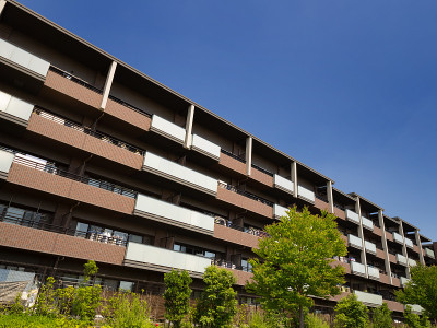 较低楼层的公寓，东京