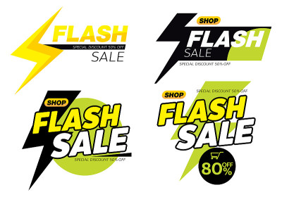 Flash销售横幅促销标签设计