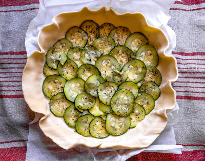 Zucchini quiche
