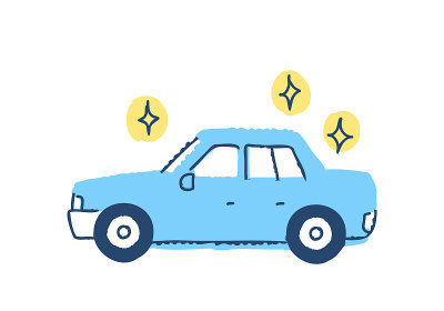 闪亮的车