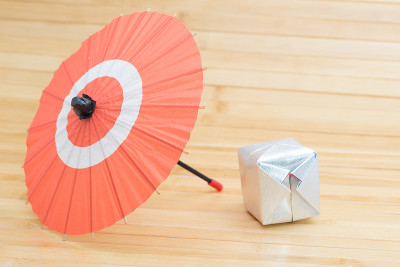 日本伞和折纸