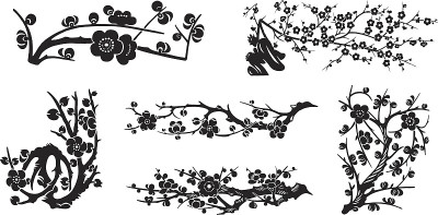 Vector樱花收集