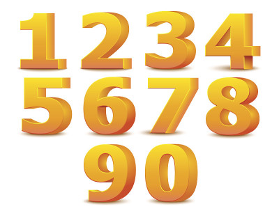字母数字。矢量插图。