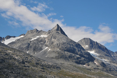 格陵兰岛的尖山