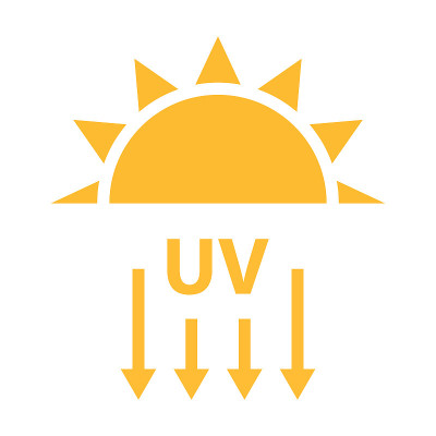 UV辐射图标矢量太阳紫外线符号，用于平面设计，logo，网站，社交媒体，移动应用程序，UI插图。