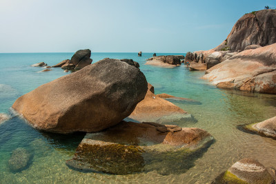 泰国苏梅岛拉迈海滩的海景