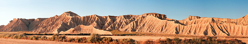 纳瓦拉Bardenas Reales自然公园的Castildetierra山