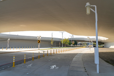 水南经贸园区街景。台湾台中市