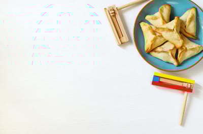 普林节庆祝概念(犹太狂欢节节日)
