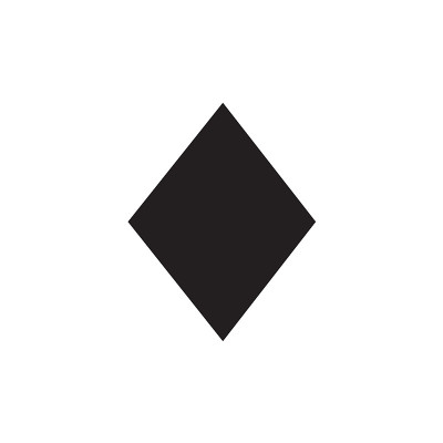 Playing Card Diamond Icon In Flat Style Vector For