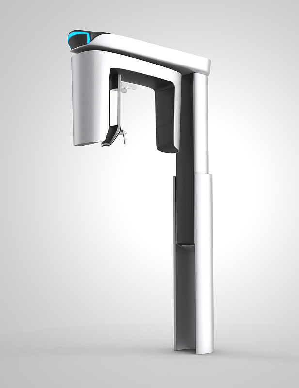 带有蓝色指示灯的时尚牙科CBCT