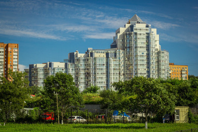 俄罗斯海参崴的金字塔建筑