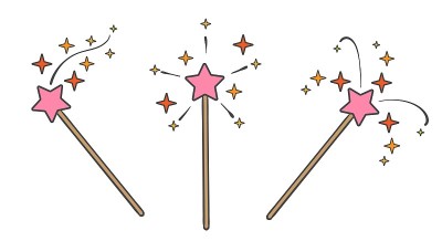 粉红色的魔杖