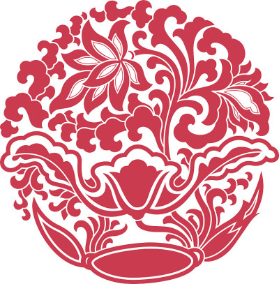 中国传统花卉图案