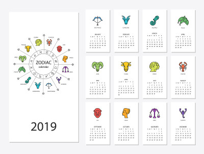 2019年新年日历