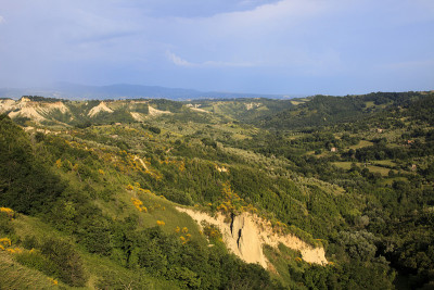 Bagnoregio, tu滑雪，拉齐奥，意大利的Civita。