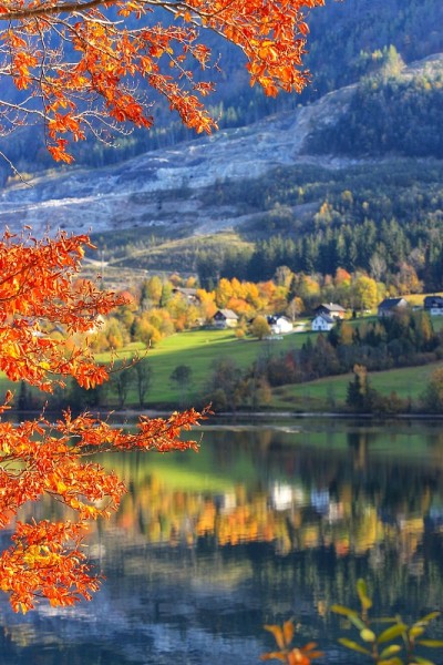 反映在Grundlsee