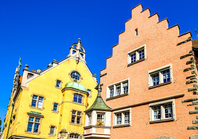 在Lindau am Bodensee的历史正面