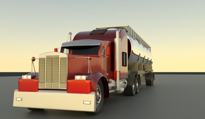 卡车3 d渲染。