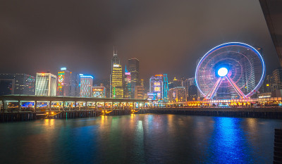 香港城市夜景