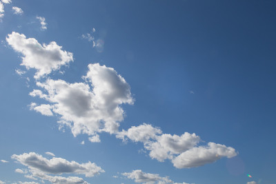 蓝色的天空
