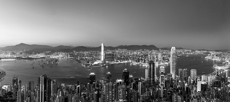 香港及九龙全景