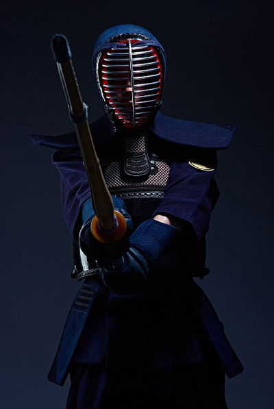 剑道战士与真井的肖像