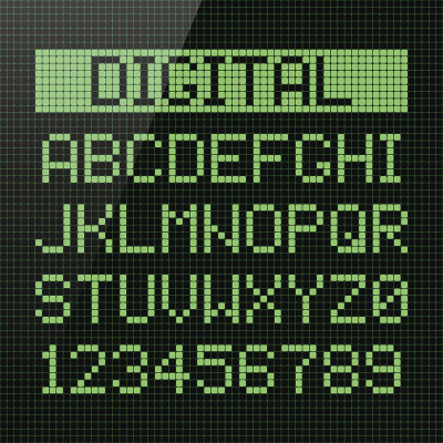 数字字体
