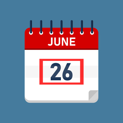 日历6月26日