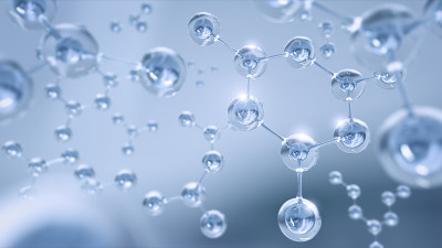 分子或原子的三维绘制，抽象结构科学背景