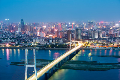 夜空夜景，中国南昌