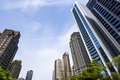 上午的台中市容。
