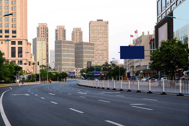 路面和城市景观