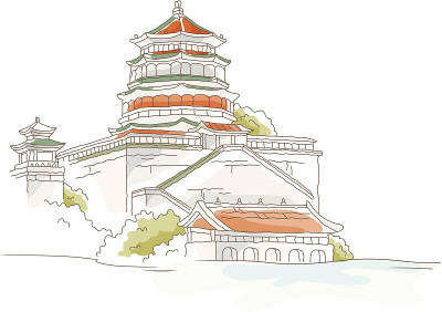 图标寺庙