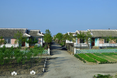 朝鲜。农村