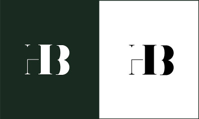 HB,BH抽象字母标志字母组合
