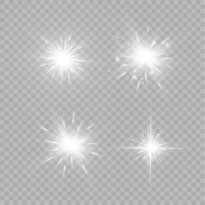 White glowing light