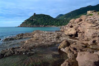 费罗港海岸的景色