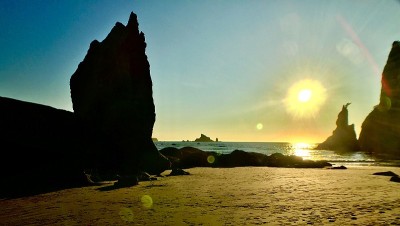 海上烟囱和太阳黑子