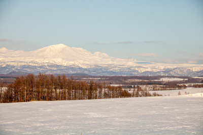 雪山蓝天